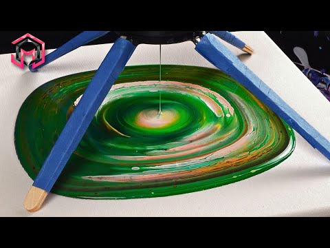 BETTER ART in 5 MIN!! Acrylic Pouring and Fluid Art for Therapy at Home