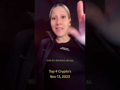 Top 4 Crypto’s | Nov 13, 23 #bitcoin #ethereum #doge #litecoin #investinyourself #consultingfirm #cr