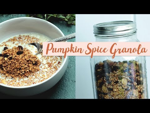 Pumpkin Spice Granola - Perfect Holiday Breakfast or Snack!