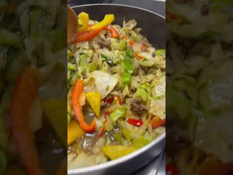 Cabbage and Ground Beef