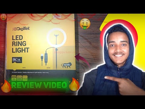 My new Digitek ring light 🤑 | full detail video |  Review video🔥🎥