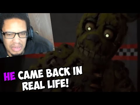 How I built my Springtrap Cosplay (He's REAL, Again!) REACTION