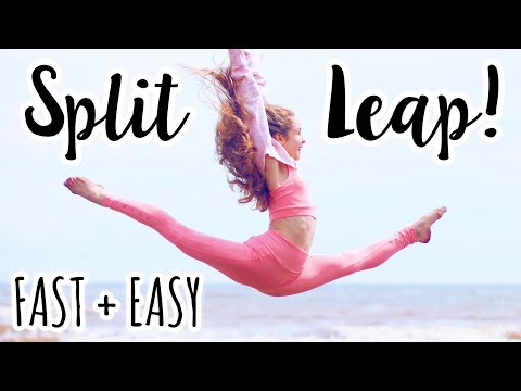 Get your Split Leap / Jump Fast! Stretches for Leg Flexibility & Strength