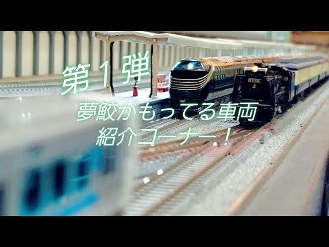 『鉄道模型』夢鮫がもってる車両紹介コーナー！+初声だし！？（音声がちょいとだけ変なのは許してください）