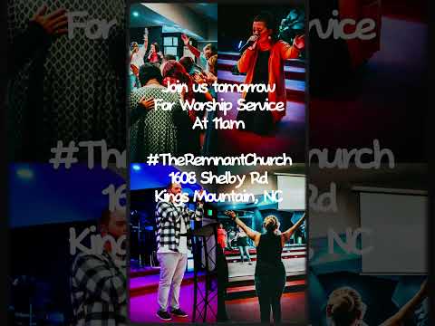 Let’s worship together! #remnantchurch