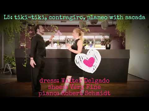 Tango Level 5: contragiro from tiki-tiki, planeo and high sacada