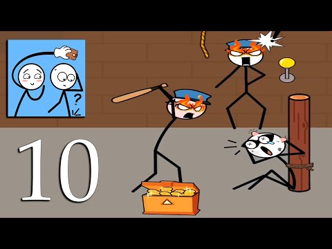 Thief Puzzle - Stickman Brain Puzzle Game Levels 310 - 330 Android Gameplay Walkthrough