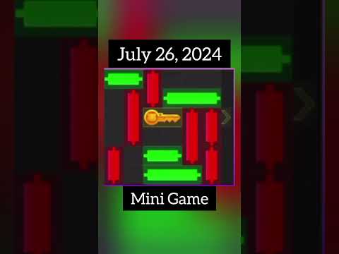 Hamster Kombat Mini Game July 26 | Mini Game Today