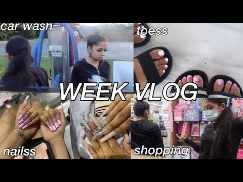 WEEK VLOG (nails, shopping, etc.)