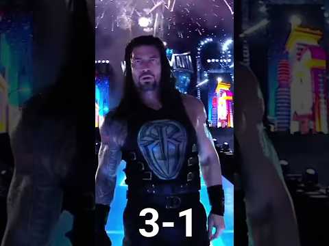 Roman Reigns WrestleMania Win Loss Record 😱 #shorts #wrestlekar #viral