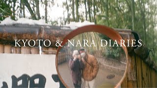 kyoto & nara diaries 🌨️ japan cafes, arashiyama, winter in japan