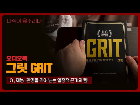 그릿 GRIT｜오디오북｜책읽어주는남자｜책 추천｜잠들기 전｜수면유도｜자기계발