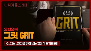 그릿 GRIT｜오디오북｜책읽어주는남자｜책 추천｜잠들기 전｜수면유도｜자기계발