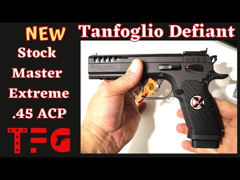 NEW Tanfoglio Defiant Stock Master Extreme .45 ACP - TheFirearmGuy