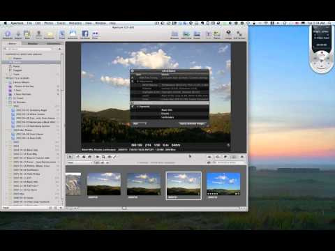 Batch Adding Keywords In Apple Aperture 3.0.mov