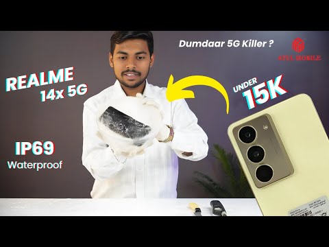 Realme 14x 5G 🔥 IP69 Waterproof Test ✨ Ice Test 📱🧊🥶❄️