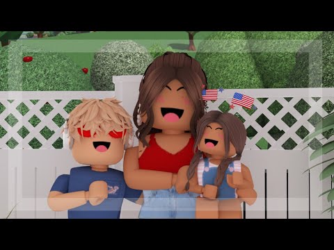 our annual 4TH OF JULY PARTY 🤍🇺🇸  *chaotic & funny*┇Roblox Bloxburg Roleplay