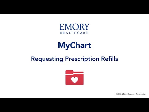 Requesting Prescription Refills in MyChart