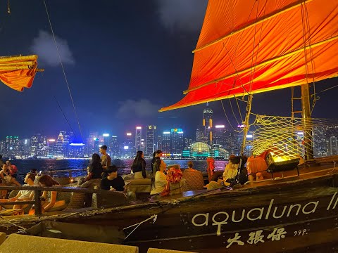 2023 台灣香港遊 EP16 # 乘天星小輪遊维港#维港燈光表演#Hong Kong Victoria Harbour#Star Ferry#香港スターフェリークルーズ ビクトリアハーバー