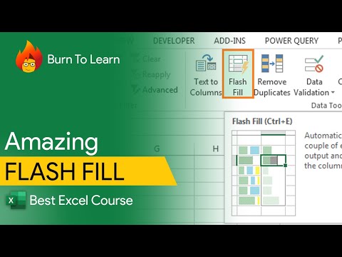 How to Use Flash Fill | Excel