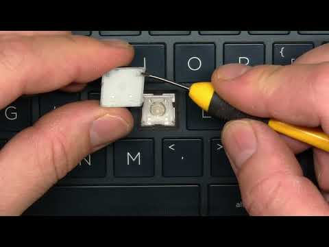 HP Spectre X360 13-AP Laptop How to Key Cap Repair