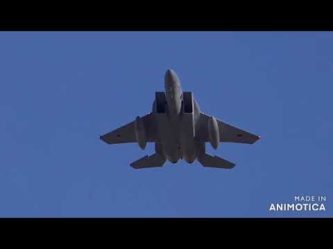 岐阜基地　2024 . 1月度　F15機動飛行訓練　2024.01.29