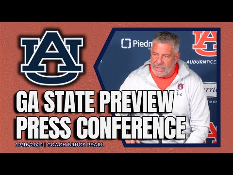 Bruce Pearl Previews Auburn Basketball vs Georgia State | FULL PRESS CONFERENCE