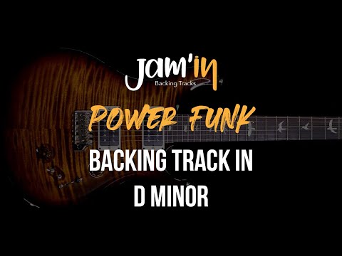 Power Funk Guitar Backing Track in D Minor