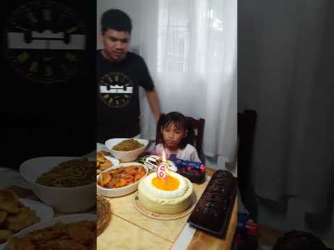 Sophie's 6th Birthday | July 27, 2023 | simple celebration at home with daddy and mama