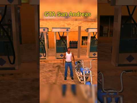 GTA LOGIC PETROL PUMP HIT SAN ANDREAS #gtasanandreas #shorts