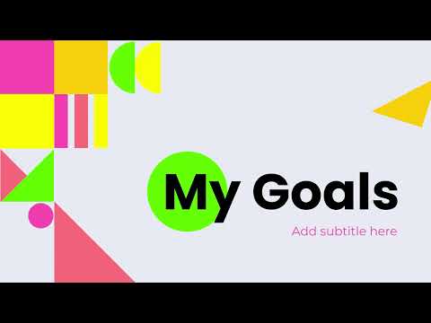 My Goals - Video Template | Make a Video for Anything