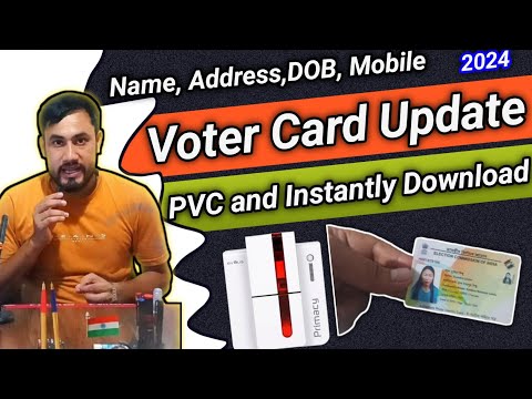 How to Correction Voter Card/How to Print PVC Card/How to Link Mobile No with Voter Card in 2024_25