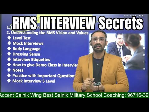 RMS Interview SECRETS You Wish You Knew!