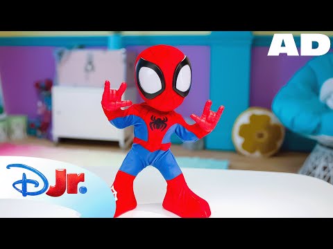 AD | Dance 'N Crawl Spidey 🕷️ | Marvel’s Spidey and His Amazing Friends | @disneyjr