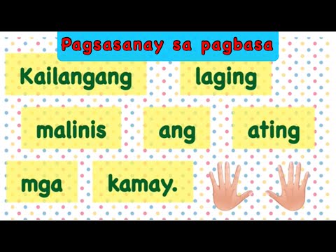 Pagbasa ng mga pangungusap na may letrang Kk #filipinoreading #magbasa #grade1 #pagbasa