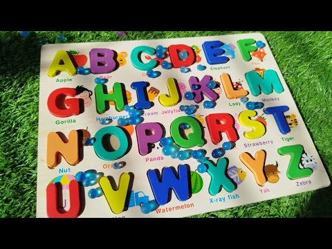 phonics sounds of alphabets, learn the alphabet, a for apple b. for ball c. for cat, abc puzzle, abc