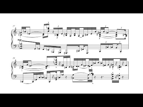 Nikolai Kapustin - Piano Sonata No. 14, Op. 120 (2004) [Score-Video]