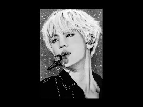 Jin (진) ♥ BTS (방탄소년단) ♥ ARMY ♥ Speed Drawing ♥ K-pop