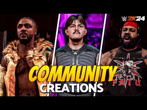 Best COMMUNITY CREATIONS in WWE 2K24 | Dominik Mysterio, Jacob Fatu, Swerve Strickland more | Ep. 2