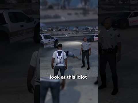 African bystander gets REVENGE on  unfair GTA Police #trending #gta  #gtarp #viral #africanrebel