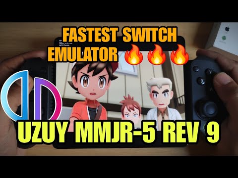 Pokémon Let's Go Eevee on SWITCH Android EMULATOR UZUY MMJR-5 Rev 9| Alpha Test with Phoenix Driver