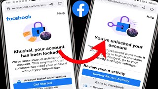 🔴Without identity unlock facebook account locked | Lock I'd unlock कैसे करे🤔 facebook unlocked trick