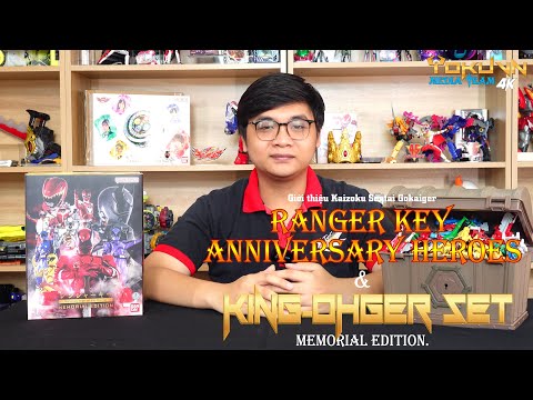 [TMT][1718] Giới thiệu Ranger Key Anniversary Heroes và King-Ohger Set Set Memorial Edition! (4k)