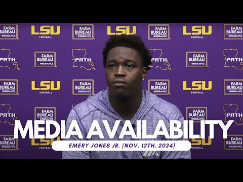 Emery Jones Jr. Media Availability (Nov. 12, 2024)