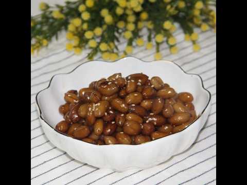 How to make a sweet and salty side dish of peanut stew