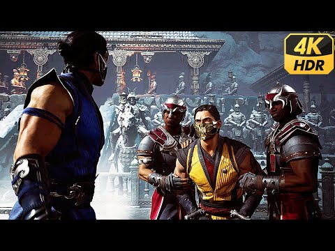 Mortal Kombat 1 Sub Zero Becomes Evil Betrays Scorpion and Smoke - (Sub Zero Story Cutscenes) MK1