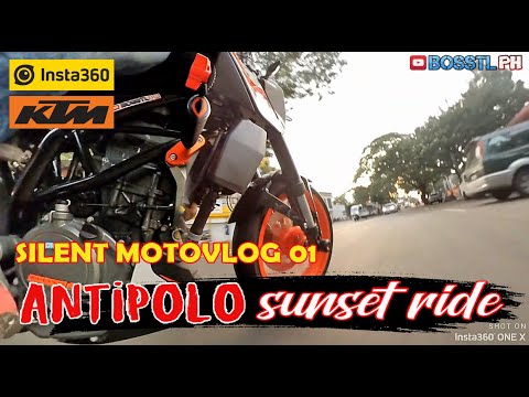 SILENT MOTOVLOG 001 || Ride Therapy || ANTIPOLO SUNSET RIDE