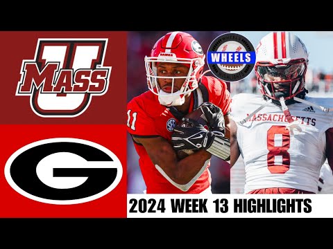 #10 Georgia vs UMass | Full Game Highlights | 2024 College Football Highlights