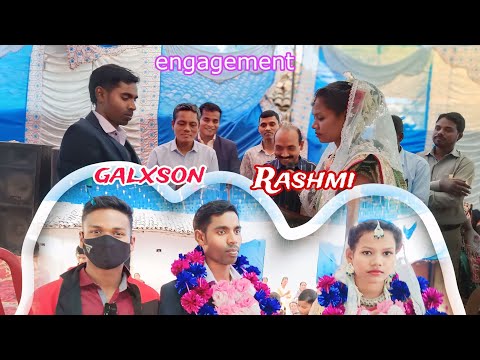 GALXSON AND RASHMI (ENGAGEMENT) #ghoomar dhee kukur bhuka 🎉🥰@sachinsboy