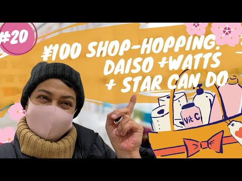 ¥100 Shop-Hopping Daiso +Watts +Star Can Do A Day With Bec